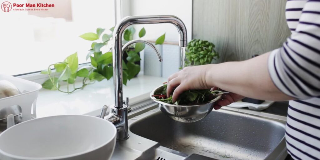 %Focus keyword% unlacquered brass kitchen faucet